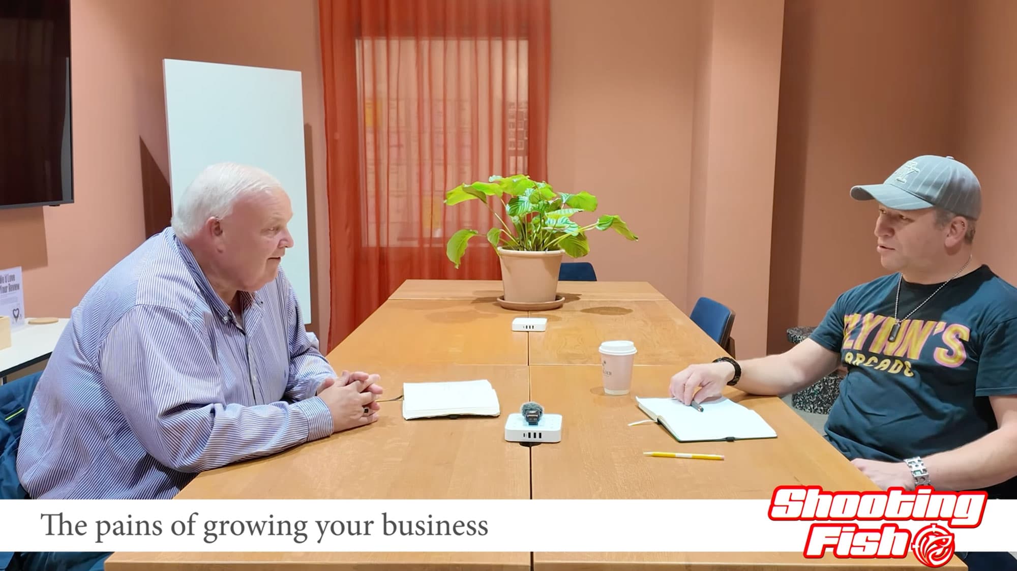 Nigel Brown and Sam Howell in conversation about the challenges of growing a small business.